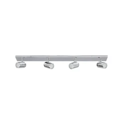 Gang|Loftlamper ^ Lindby loftlampe til bad Dejan, 85 cm, 4 lyskilder, krom, IP44