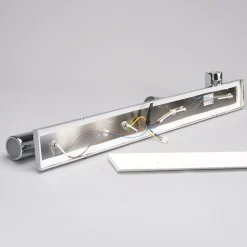 Gang|Loftlamper ^ Lindby loftlampe til bad Dejan, 85 cm, 4 lyskilder, krom, IP44