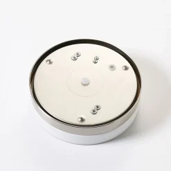 Lindby Loftlamper|Loftlamper > loftlampe til badeværelset Amilia, Ø 23,5 cm, E27, nikkel, glas
