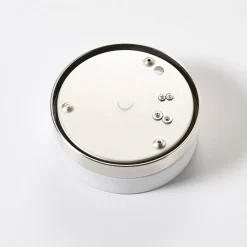 Lindby Loftlamper > loftlampe til badeværelset Amilia, Ø 18 cm, E27, nikkel, glas