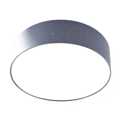 Lindby Loftlamper|Loftlamper > loftlampe Umma, grå, stof, Ø 50 cm, E27