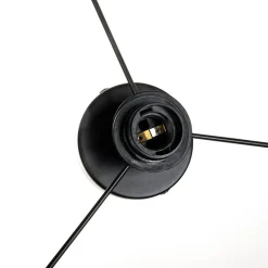 Lindby Gang|Loftlamper > Loftlampe Yaelle, Ø 40 cm, Rattan, sort, E27