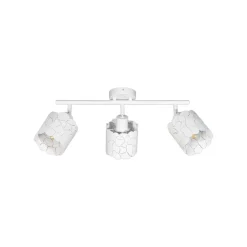 Lindby Spotlights > loftslampe Aralena, hvid, 3 lyskilder, længde 70,5 cm