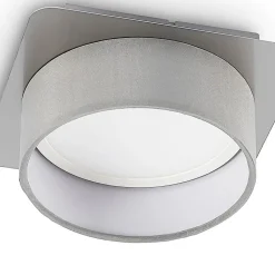 Lindby Loftlamper > loftslampe Aviola, metal, tekstil, 18 cm lang