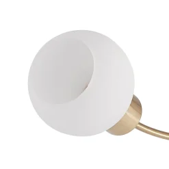Lindby Gang|Loftlamper > loftslampe Ciala, 3-lys, messingfarvet, glas