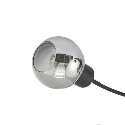 Lindby Loftlamper|Loftlamper > loftslampe Ciala, 7-lys, sort, smoke, glas