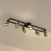 Lindby Gang|Loftlamper > loftspot Bravius, messing, 6 lyskilder, jern