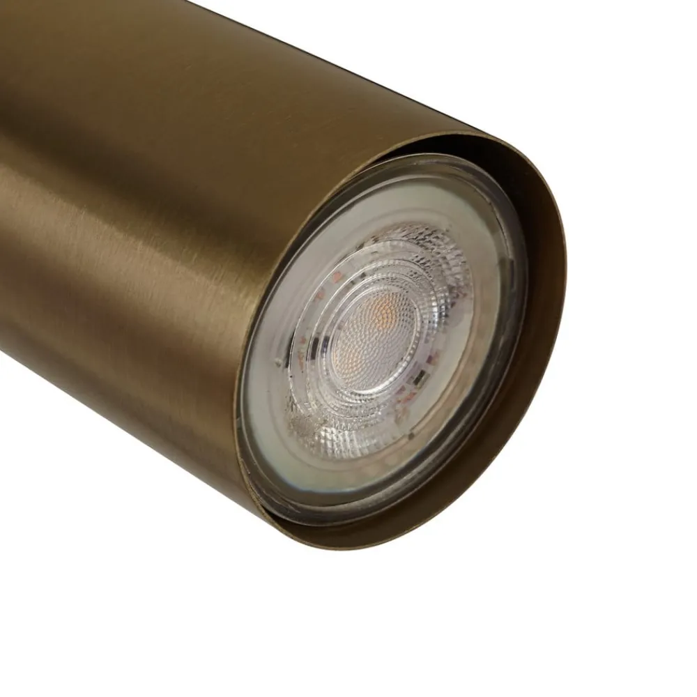 Lindby Gang|Loftlamper > loftspot Bravius, messing, 6 lyskilder, jern
