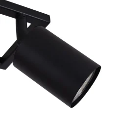 Loftlamper|Spotlights ^ Lindby loftspot Bravius, sort, 6 lyskilder, jern