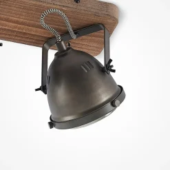 Gang|Loftlamper ^ Lindby loftspot Farovi, sort, 27 cm, 2 lyskilder, GU10