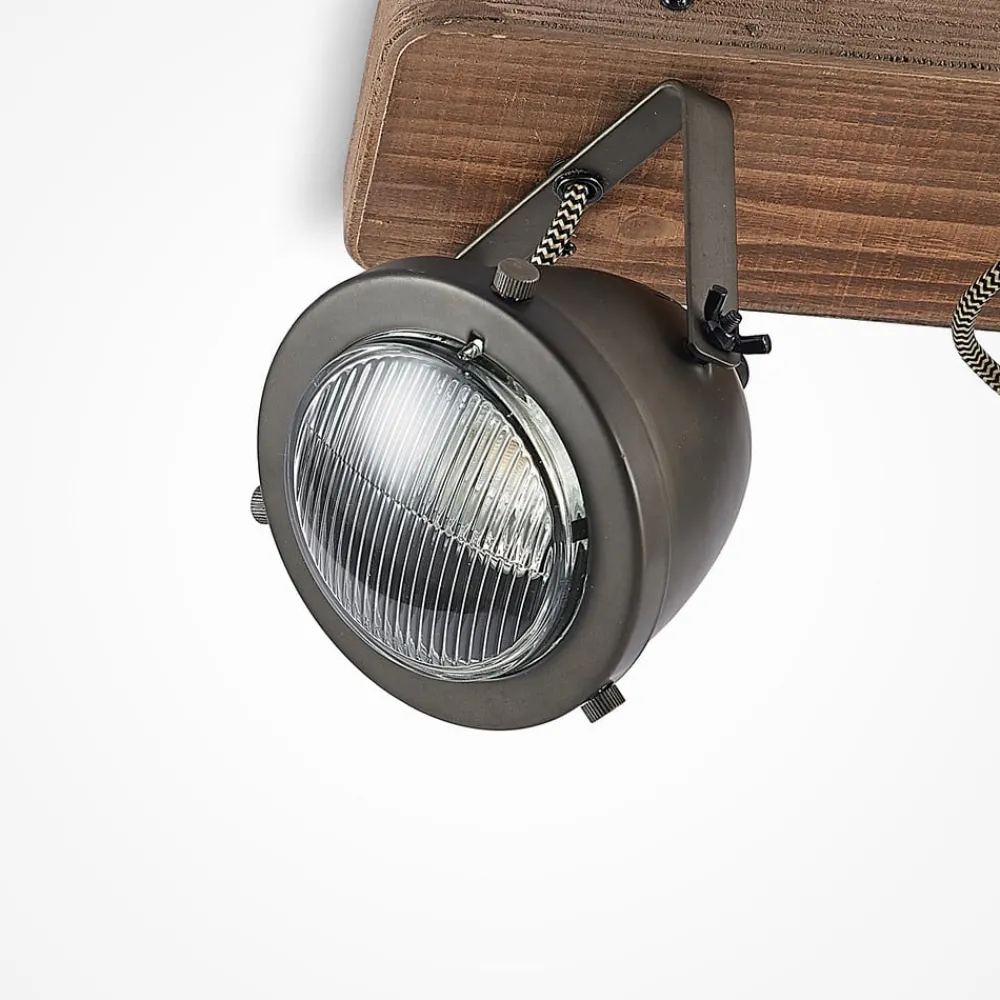 Gang|Loftlamper ^ Lindby loftspot Farovi, sort, 27 cm, 2 lyskilder, GU10
