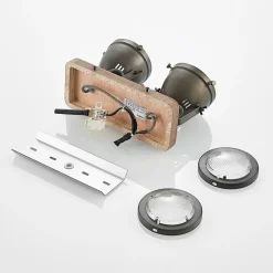 Gang|Loftlamper ^ Lindby loftspot Farovi, sort, 27 cm, 2 lyskilder, GU10