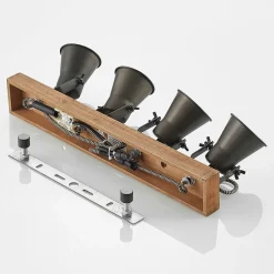 Lindby Loftlamper > loftspot Grandesa, 35 cm, 4 lyskilder, træ, metal