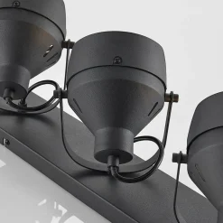 Lindby Loftlamper|Loftlamper > loftspot Henega, 52 cm, sort, 3 lyskilder