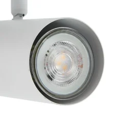 Gang|Loftlamper ^ Lindby loftspot Joffrey, 116 cm, hvid, 6 lyskilder, GU10
