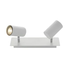 Lindby Gang|Loftlamper > loftspot Joffrey, 31 cm, 2 lyskilder, hvid, GU10
