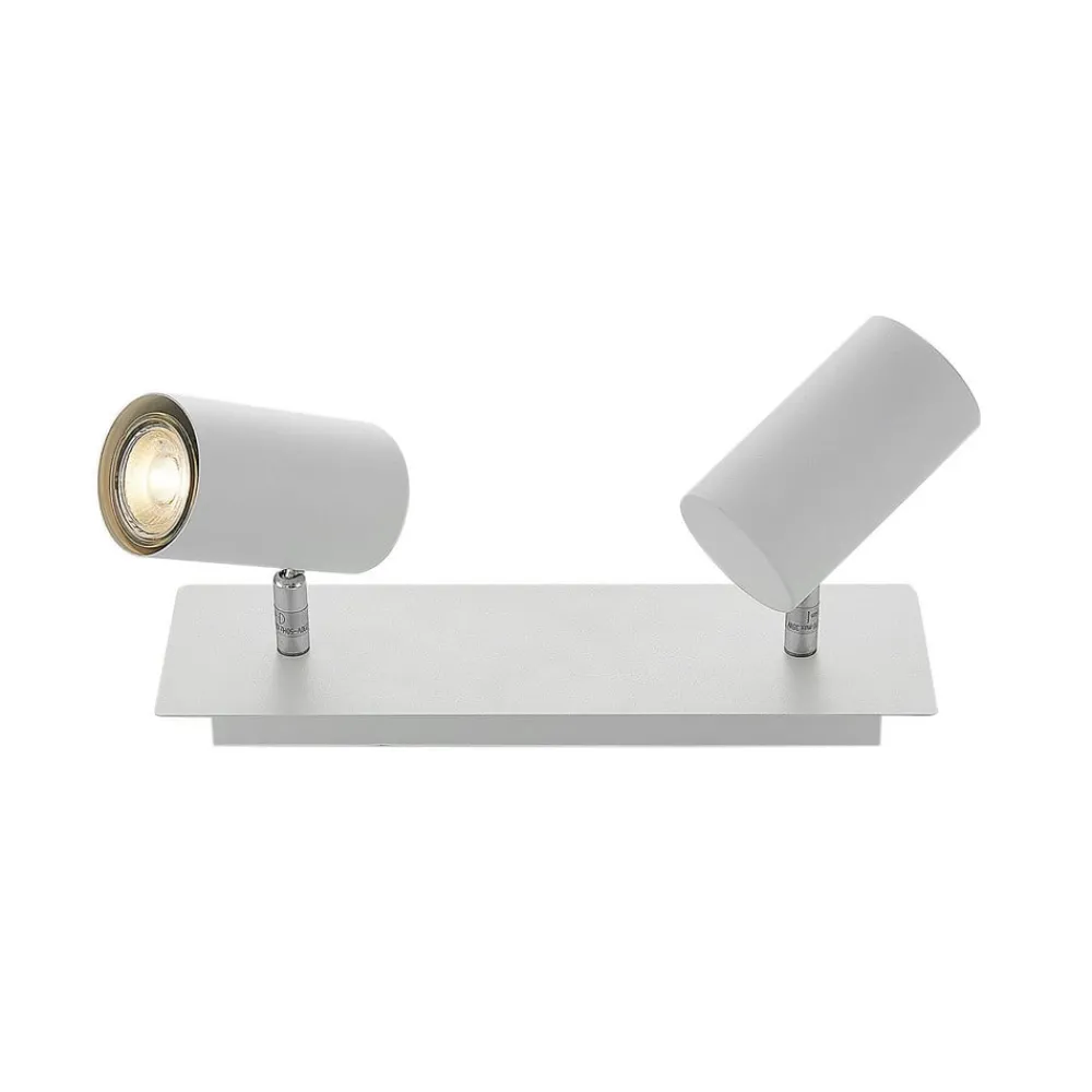 Lindby Gang|Loftlamper > loftspot Joffrey, 31 cm, 2 lyskilder, hvid, GU10
