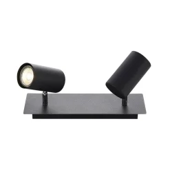 Lindby Gang|Loftlamper > loftspot Joffrey, 31 cm, 2 lyskilder, sort, GU10