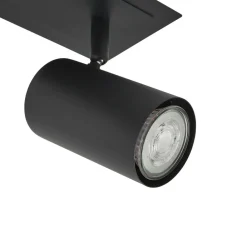 Lindby Loftlamper|Loftlamper > loftspot Joffrey, 80 cm, sort, 4 lyskilder, GU10