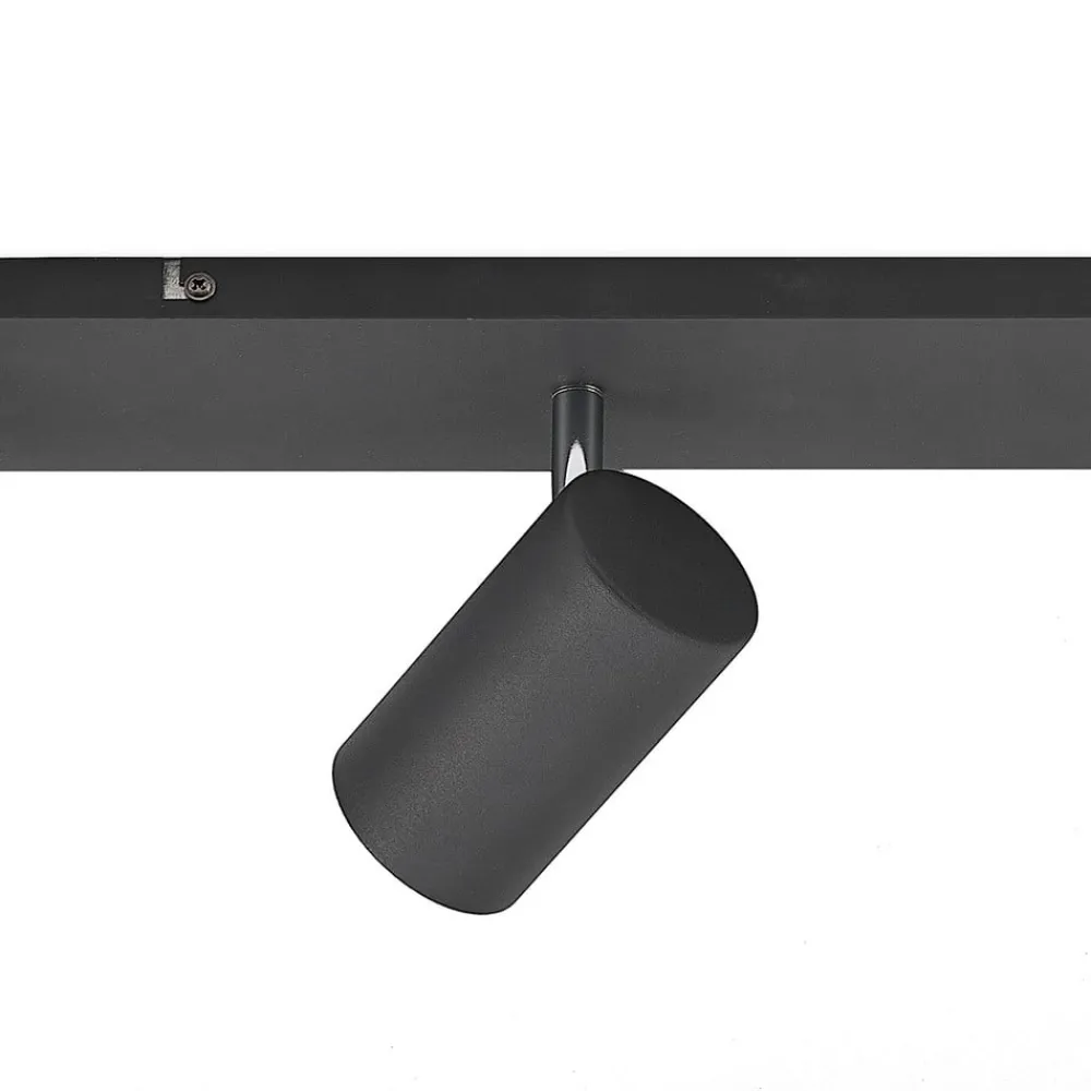 Lindby Gang|Loftlamper > loftspot Joffrey, 116 cm, sort, 6 lyskilder, GU10