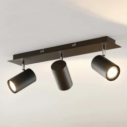 Lindby Gang|Loftlamper > loftspot Joffrey, 49 cm, sort, 3 lyskilder, GU10