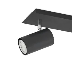 Gang|Loftlamper ^ Lindby loftspot Joffrey, 70 cm, sort, 4 lyskilder, GU10