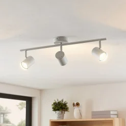 Lindby Gang|Loftlamper > loftspot Jorell, hvid, 55 cm, 3 lyskilder, metal, GU10