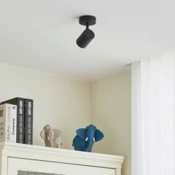 Lindby Arbejdsrum/Kontor|Gang > loftspot Jorell, sort, 13 cm, 1 lyskilde, GU10