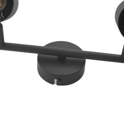Arbejdsrum/Kontor|Gang ^ Lindby loftspot Jorell, sort, 31 cm, 2 lyskilder, GU10