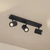 Lindby Loftlamper|Spotlights > loftspots Kardis, mørkegrå, 3 lyskilder, metal, GU10