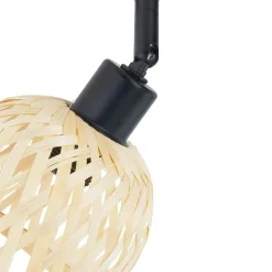 Lindby Loftlamper|Loftlamper > loftspot Youstin, 30 cm lang, bambus, 2-lys, E14