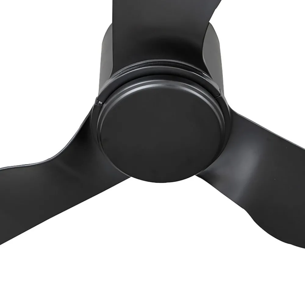Lindby Loftventilatorer > loftventilator Aulo, sort, DC, støjsvag, Ø 123 cm