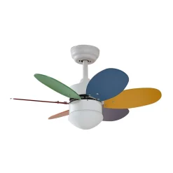 Loftventilatorer ^ Lindby loftventilator med lys Litur, støjsvag, Ø 77 cm, E27