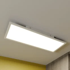 Lindby Gang|Loftlamper > Luay LED-panel, 80 x 30 cm, hvid, 3000-6000K