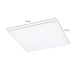 Lindby Arbejdsrum/Kontor|Gang > Luay LED-panel, 60 x 60 cm, hvid, 3000-6000K