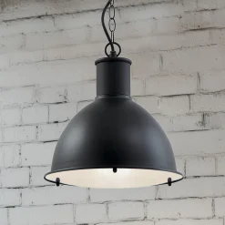 Lindby Udendørs Pendellamper|Terrassebelysning > Luciane udendørs pendel, sort, aluminium, Ø 31,8 cm