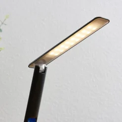 Lindby Arbejdsrum/Kontor|Bordlamper > Ludmilla LED-bordlampe, display, sort
