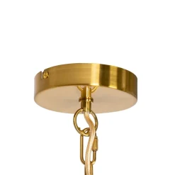 Lindby Gang|Pendellamper > lysekrone Elanova, messing, 6 lyskilder, Ø 70 cm, E14