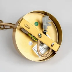 Lindby Gang|Pendellamper > lysekrone Elanova, messing, 10 lyskilder, Ø 80 cm, E14