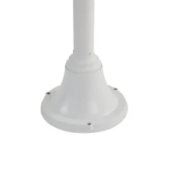 Lindby Lygtepæle > Madea udendørslampe, hvid, 2 lyskilder, 213 cm, E27, IP44