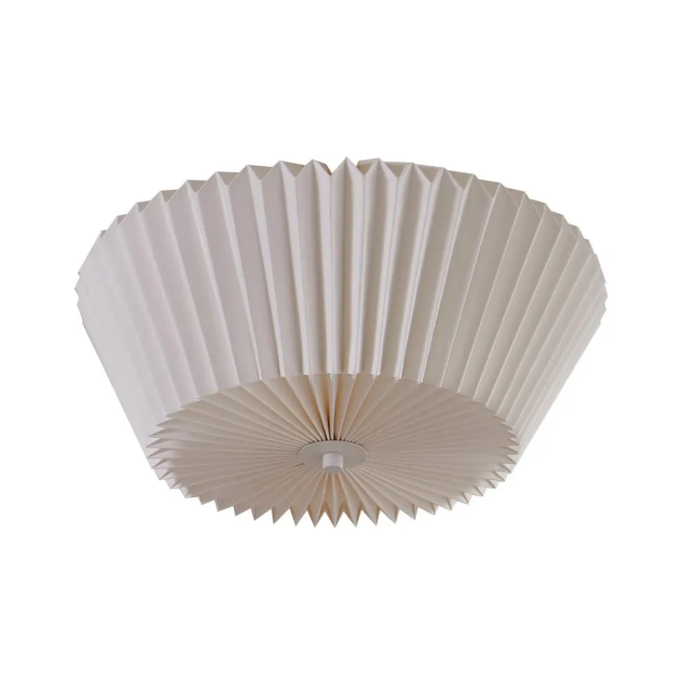 Loftlamper ^ Lindby Magali loftlampe, hvid, papir, Ø 45 cm, E27