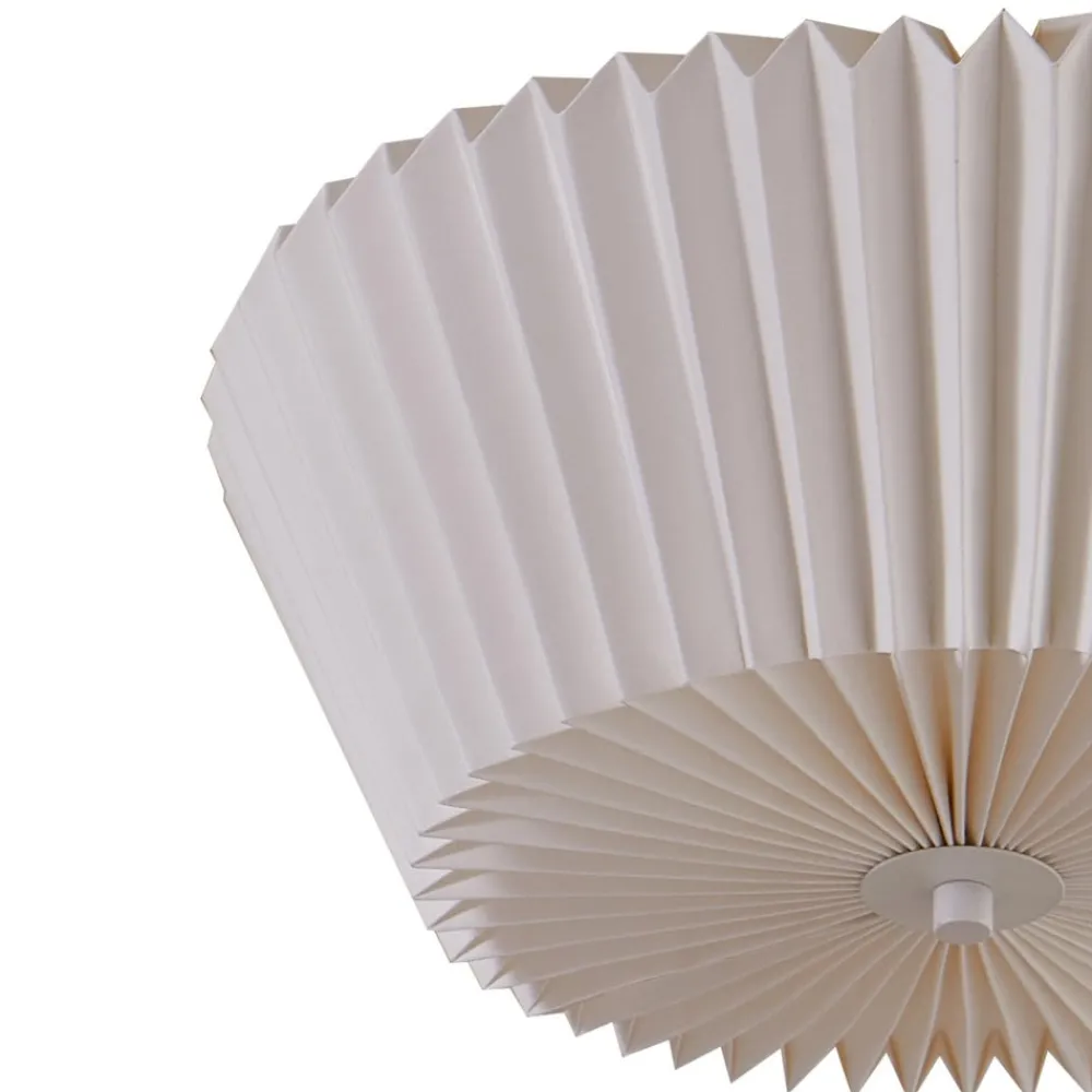 Loftlamper ^ Lindby Magali loftlampe, hvid, papir, Ø 45 cm, E27