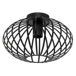 Gang|Loftlamper ^ Lindby Maivi loftslampe, sort, 30 cm, jern, bur