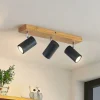 Lindby Loftlamper|Loftlamper > Maniva loftspot, 44 cm, 3 lyskilder, sort, GU10