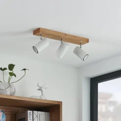 Lindby Loftlamper|Loftlamper > Maniva loftspot, 44 cm, 3 lyskilder, hvid, GU10