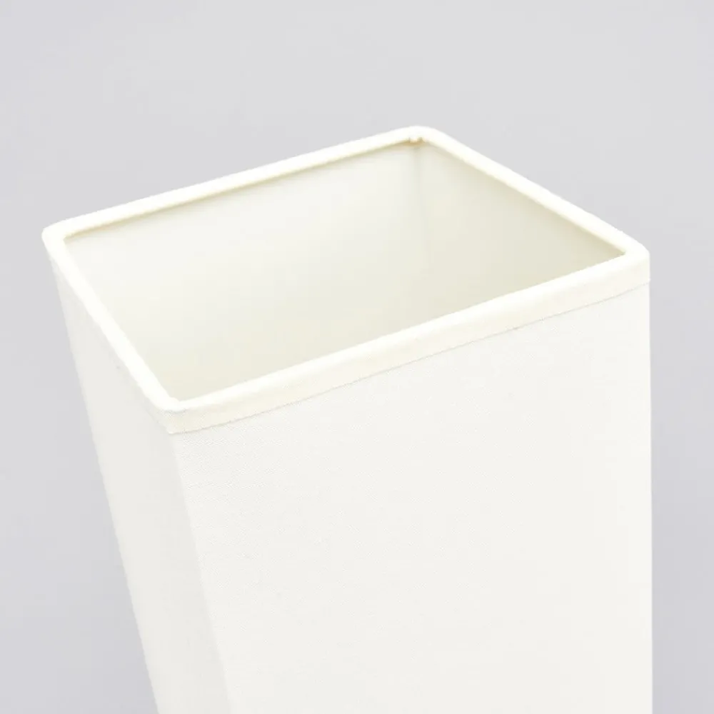 Lindby Gang|Bordlamper > Martje bordlampe, højde 35 cm, hvid, tekstil, metal