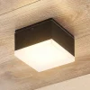 Lindby Udendørs Loftlamper|Væglamper > Mathea udendørs LED-loftlampe, cylinder