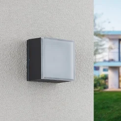 Lindby Udendørs Loftlamper|Væglamper > Mathea udendørs LED-loftlampe, cylinder