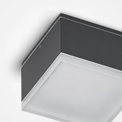 Lindby Udendørs Loftlamper|Væglamper > Mathea udendørs LED-loftlampe, cylinder