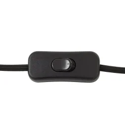 Bordlamper ^ Lindby Mayumi bordlampe, højde 31 cm, træ, tekstil